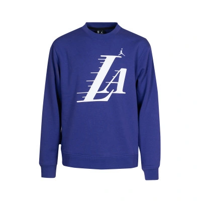 Sweat-shirt Los Angeles Lakers Jumpman Crew Courtside Statement Enfant