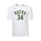 T-Shirt Nike Milwaukee Bucks Essential Association Edition Giannis Antetokounmpo Enfant