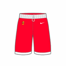 Short Team 25 Basketball Club Baloncesto La Flecha University Red-White