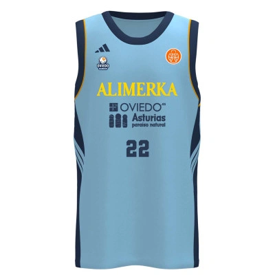 Maillot Oviedo CB 2ª Equipación Nombre + Dorsal 2025-2026