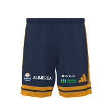 Short Oviedo CB 1ª Equipación Cantera 2025-2026 Niño Navy-Collegiate Gold