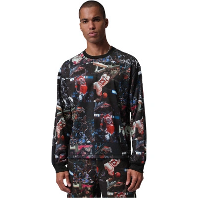 T-Shirt Flight Aop Manga Larga Jersey