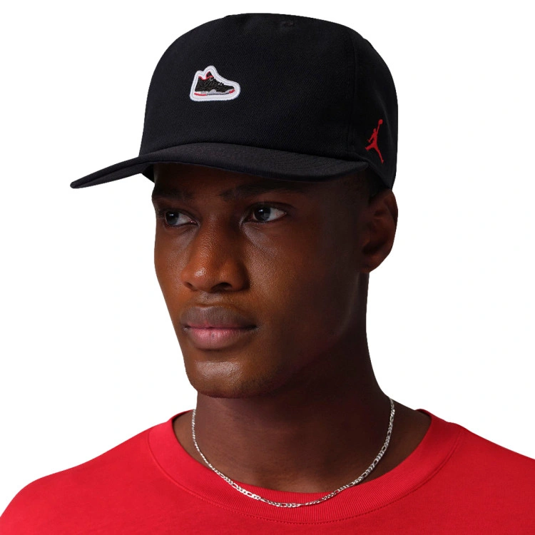 gorra-jordan-pro-air-jordan-4-sneaker-patcch-black-university-red-4