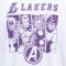 T-Shirt Nike Los Angeles Lakers - Marvel X NBA Enfant