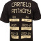T-Shirt Mitchell & Ness NBA Carmelo Anthony Ultime Or Denver Nuggets