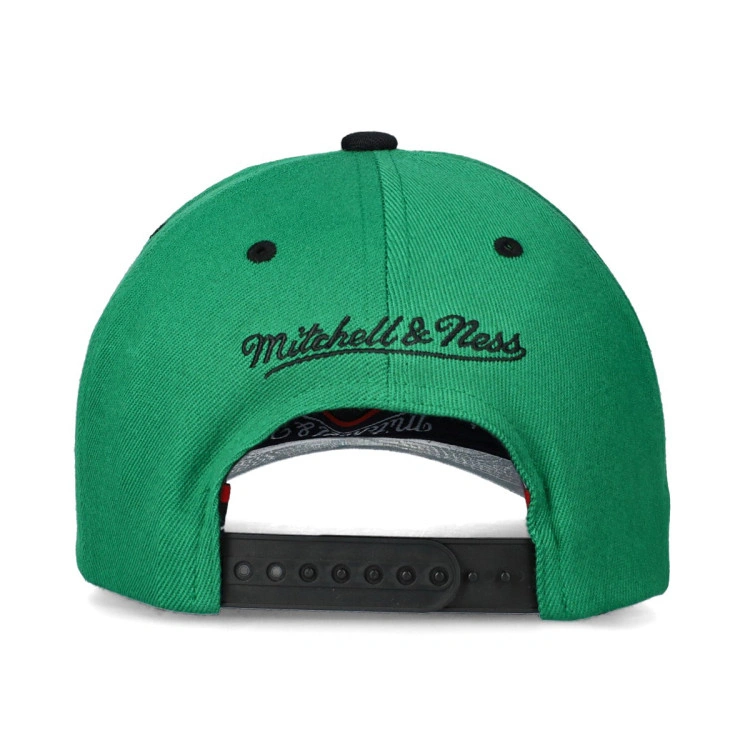 gorra-mitchell-ness-boston-celtics-team-arch-classic-red-verde-2