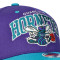 Casquette Mitchell & Ness Charlotte Hornetts Team Arch Classic Red
