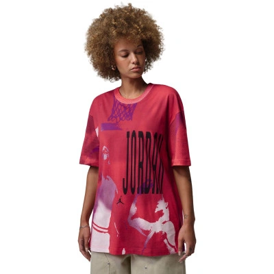 T-Shirt Femme Flight Oversize Gfx Aop