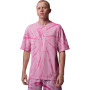 Brooklyn Tie Dye Essential Festival Crew-Iced Carmine-(Pale Ivory)