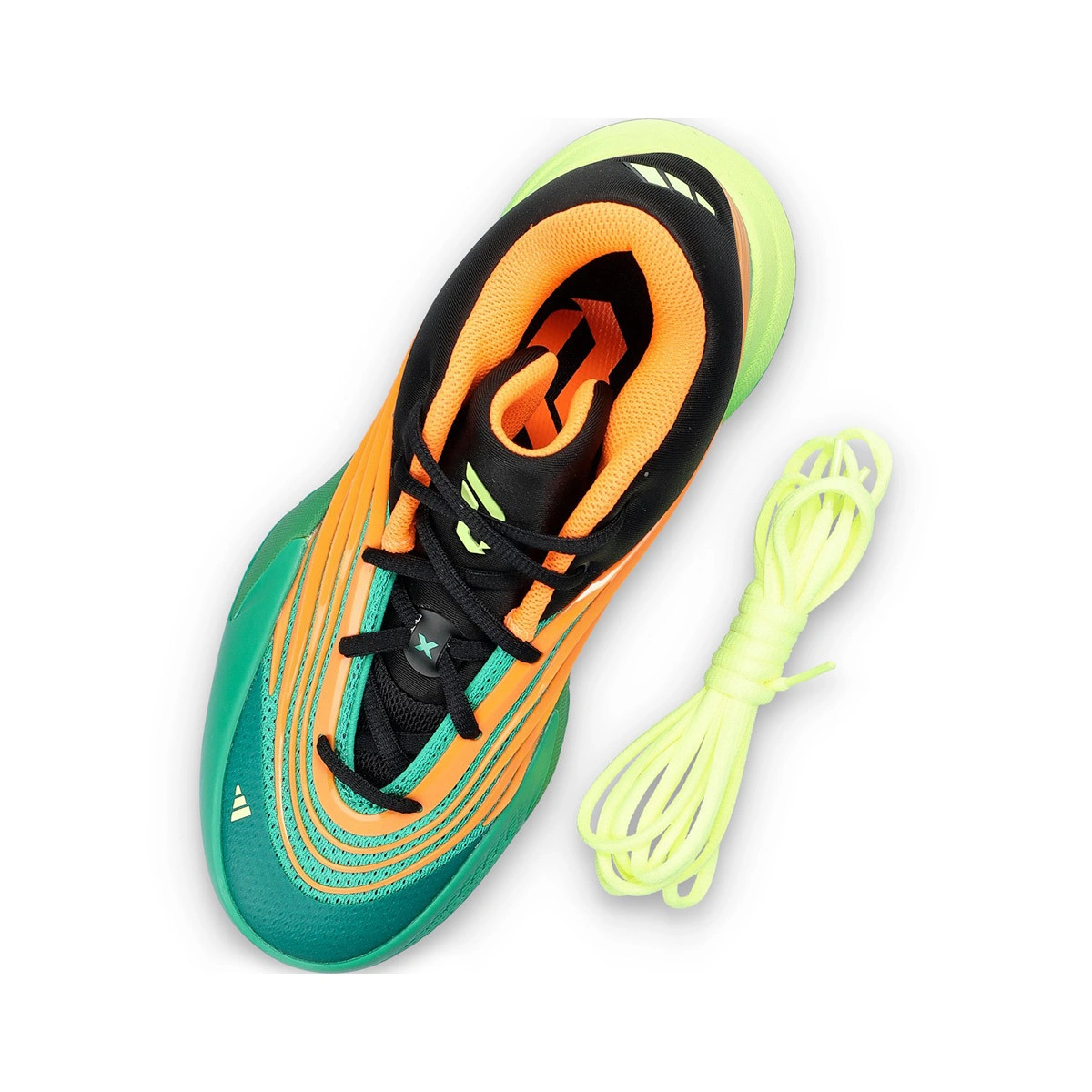 zapatillas-adidas-dame-x-meet-the-moment-nino-court-green-lucid-orange-frozen-lemon-10