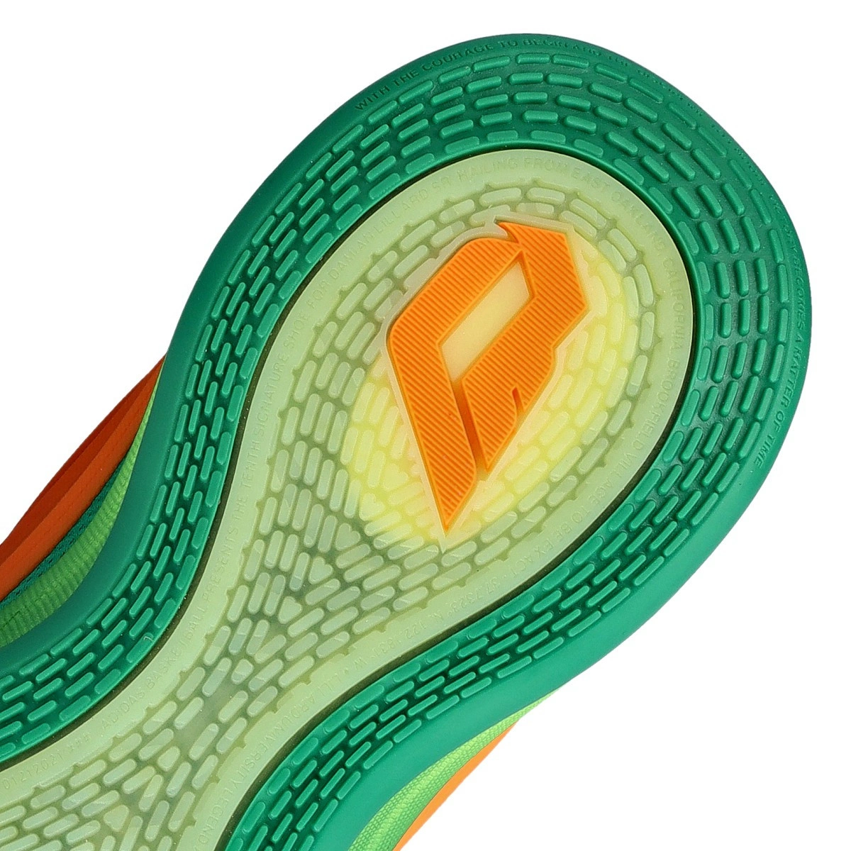 zapatillas-adidas-dame-x-meet-the-moment-court-green-lucid-orange-frozen-lemon-7