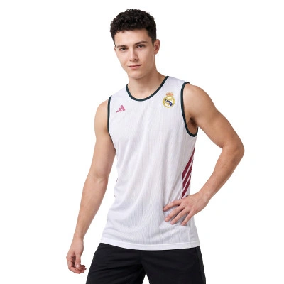 Maillot Real Madrid Basketball Échauffement Reversible Tank 2026-2027