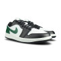 Air Jordan 1 Low-Black-Summit White-Gorge Green