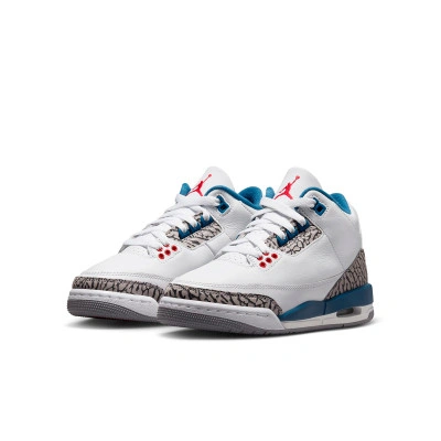 Baskets Enfant Air Jordan 3 Retro True Blue