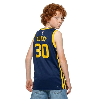 Maillot Golden State Warriors Swingman Statement Edition Stephen Curry Niño