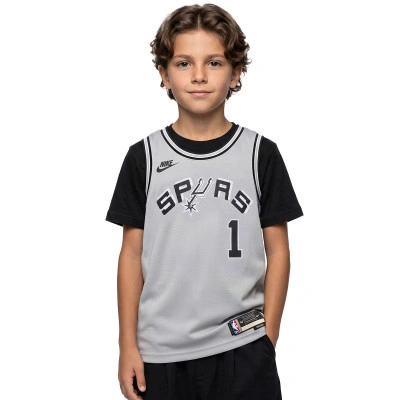 Maillot Enfant San Antonio Spurs Swingman Hardwood Classics Victor Wembanyama