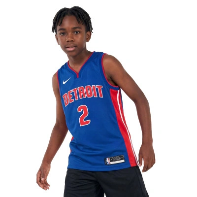 Maillot Detroit Pistons Swingman Icon Edition Cade Cunningham Niño