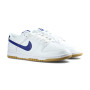 Dunk Low Retro-White-Deep Royal Blue-Gum Light Brown
