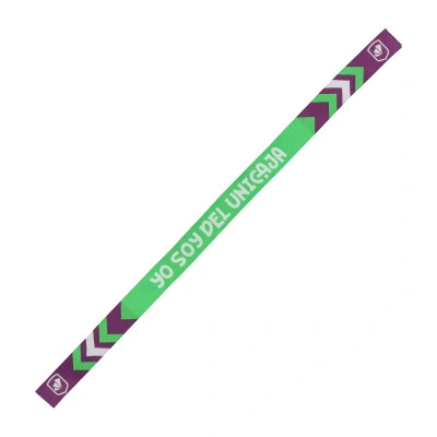 Bracelet en tissu "Je suis de l'Unicaja"